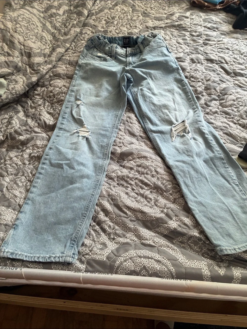GAP Light Wash Straight Leg Jeans